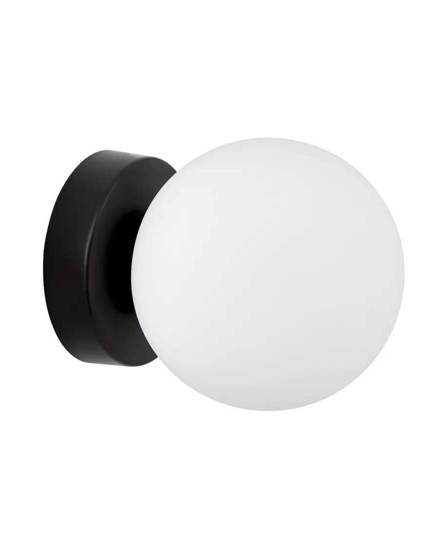 LAMPA ŚCIENNA KINKIET NOWOCZESNY CZARNY MARSIADA W1