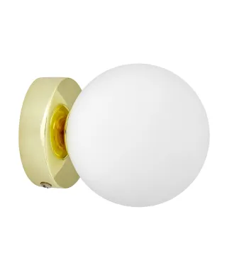 LAMPA ŚCIENNA KINKIET NOWOCZESNY KLASYCZNY ZŁOTY MARSIADA W1