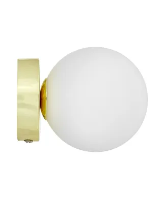 LAMPA ŚCIENNA KINKIET NOWOCZESNY KLASYCZNY ZŁOTY MARSIADA W1