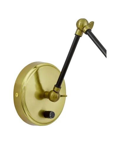 LAMPA ŚCIENNA KINKIET NOWOCZESNY CZARNY BONA W2