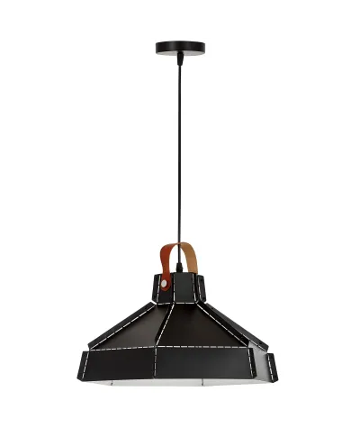 LAMPA SUFITOWA WISZĄCA LOFT CZARNA CONA W1