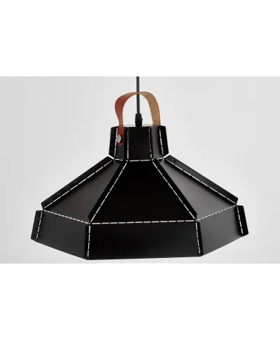 LAMPA SUFITOWA WISZĄCA LOFT CZARNA CONA W1