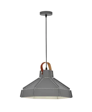 LAMPA SUFITOWA WISZĄCA LOFT SZARA CONA W1