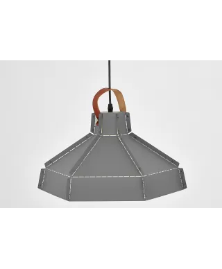 LAMPA SUFITOWA WISZĄCA LOFT SZARA CONA W1