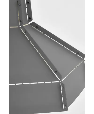 LAMPA SUFITOWA WISZĄCA LOFT SZARA CONA W1