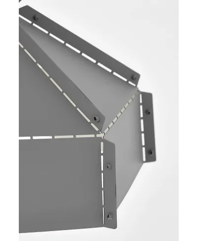 LAMPA SUFITOWA WISZĄCA LOFT SZARA DONA W1