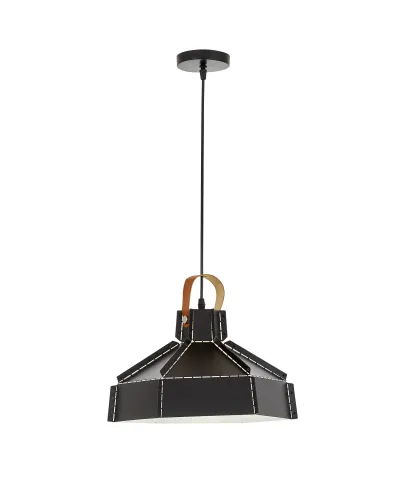 LAMPA SUFITOWA WISZĄCA LOFT CZARNA DONA W1