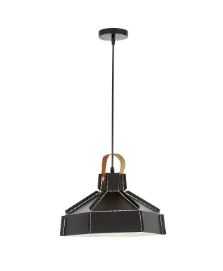 LAMPA SUFITOWA WISZĄCA LOFT CZARNA DONA W1
