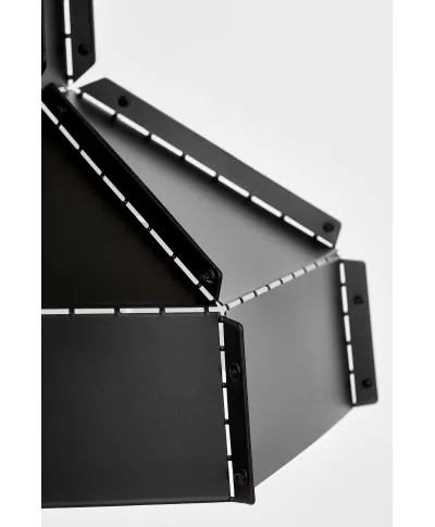 LAMPA SUFITOWA WISZĄCA LOFT CZARNA DONA W1