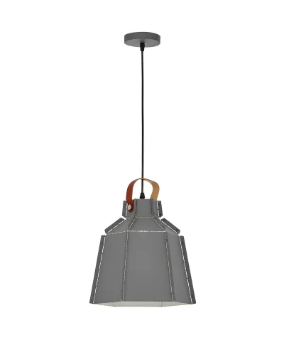 LAMPA SUFITOWA WISZĄCA LOFT SZARA MONA W1