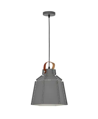 LAMPA SUFITOWA WISZĄCA LOFT SZARA MONA W1