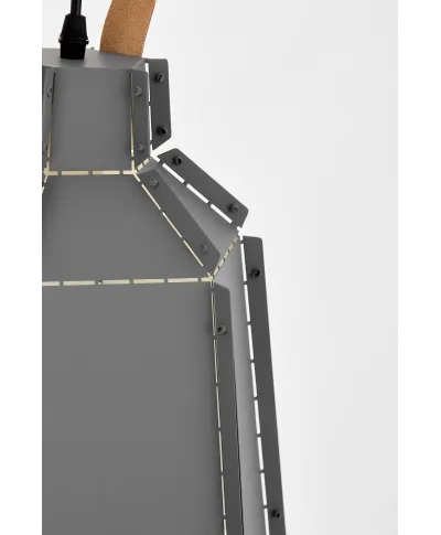 LAMPA SUFITOWA WISZĄCA LOFT SZARA MONA W1