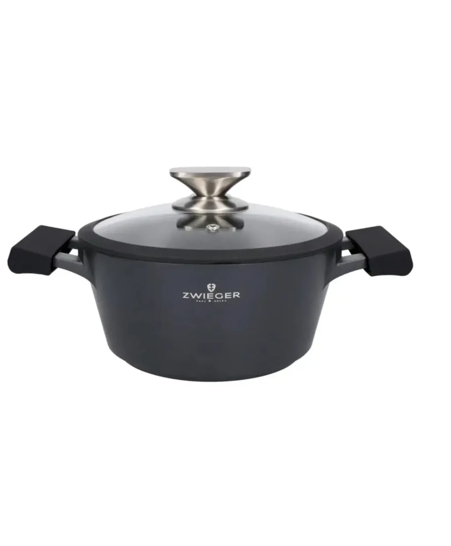 ZWIEGER BLACK STONE Garnek z pokrywką 24cm 3,5L