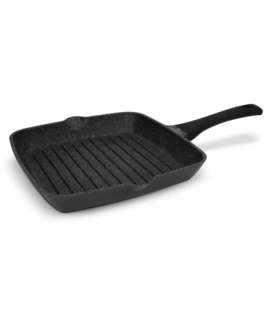 ZWIEGER BLACK STONE Patelnia grillowa 28cm