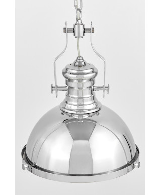 LAMPA WISZĄCA INDUSTRIALNA LOFT CHROMOWANA ETTORE