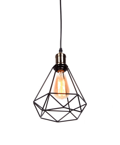 LAMPA WISZĄCA INDUSTRIALNA LOFT CZARNA COBI