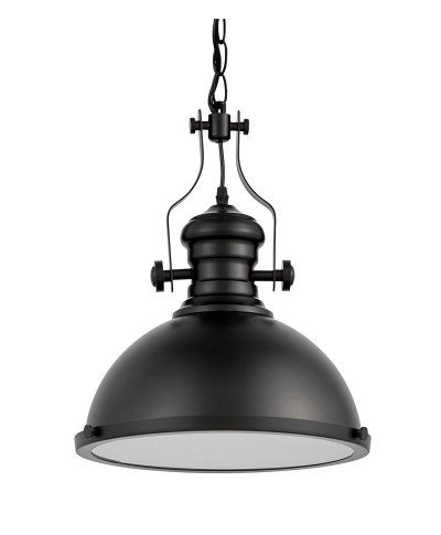 LAMPA WISZĄCA INDUSTRIALNA CZARNA DUŻA ELIGIO W3