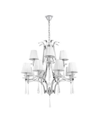 KLASYCZNY ŻYRANDOL KRYSZTAŁOWY VENISIA W12