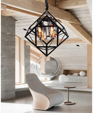 NOWOCZESNA LAMPA WISZĄCA LOFT BRUTTE