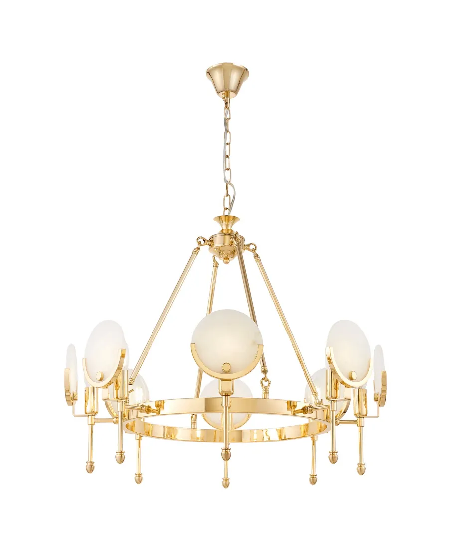 NOWOCZESNY ŻYRANDOL KRYSZTAŁOWY MONTEGO W8