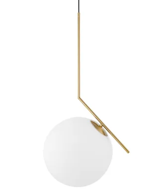 NOWOCZESNA LAMPA WISZĄCA MOSIĘŻNA SORENTO D30