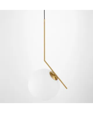 NOWOCZESNA LAMPA WISZĄCA MOSIĘŻNA SORENTO D30