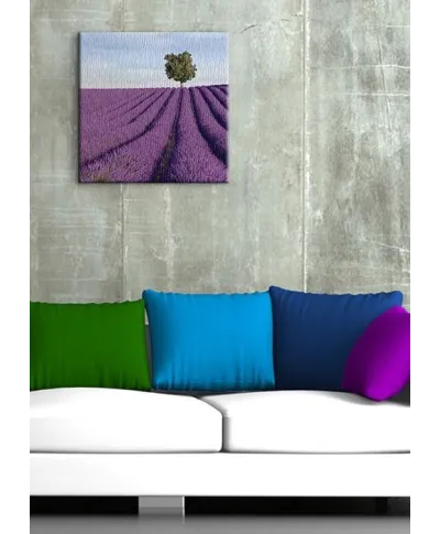 Francja, samotne drzewo - Obraz na płótnie