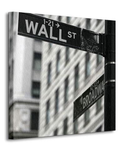 Obraz na płótnie - Wall street - 40x40 cm