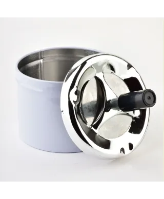 ASHLEY Popielniczka 9,3xh12cm           biały