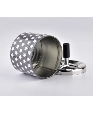 ASHLEY Popielniczka 9,3xh12cm gwiazdki