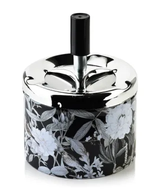 ASHLEY Popielniczka 9,3xh12cm kwiaty