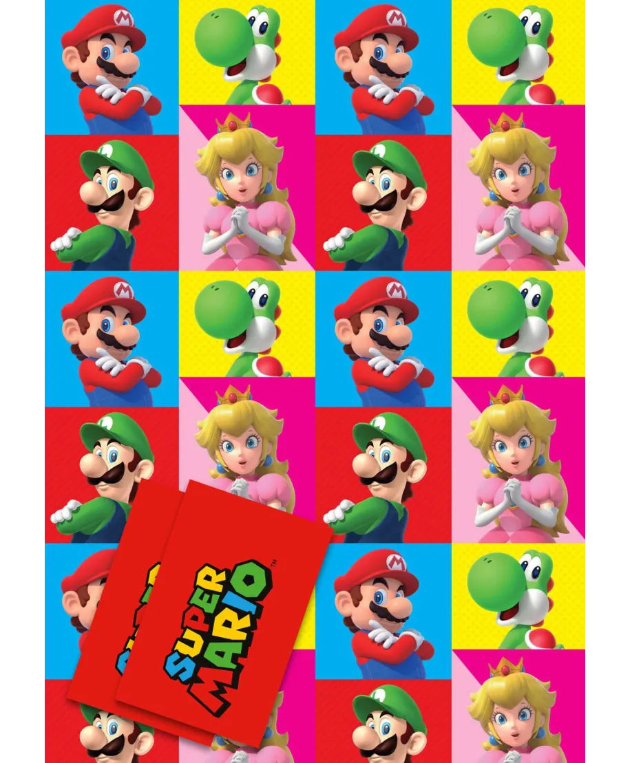 Super Mario - papier do pakowania