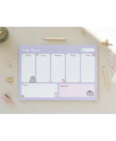 Pusheen Moments - planer tygodniowy A4