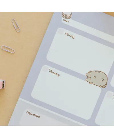 Pusheen Moments - planer tygodniowy A3
