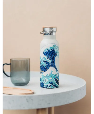 Hokusai Great Wave off Kanagawa - butelka termiczna