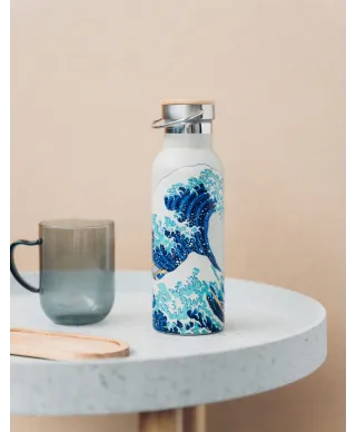 Hokusai Great Wave off Kanagawa - butelka termiczna