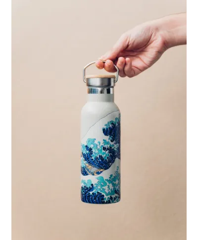 Hokusai Great Wave off Kanagawa - butelka termiczna