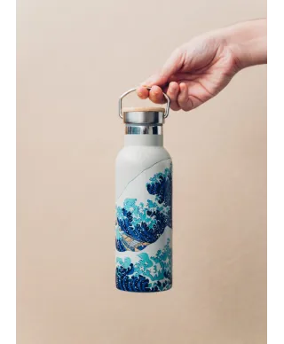 Hokusai Great Wave off Kanagawa - butelka termiczna