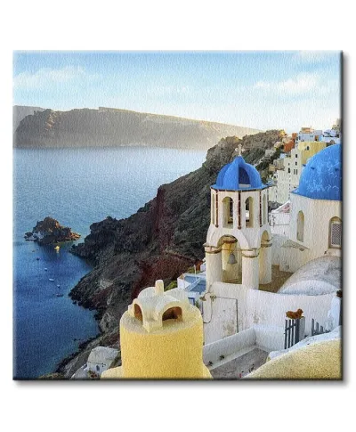 Grecja, Santorini, Oia - Obraz na płótnie