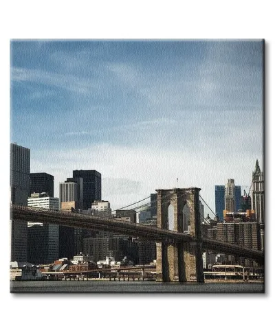 Obraz na płótnie - Brooklyn Bridge - 40x40 cm