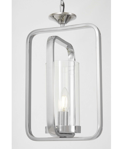 LAMPA WISZĄCA LOFT CHROMOWANA BENTON W1