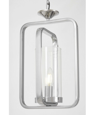 LAMPA WISZĄCA LOFT CHROMOWANA BENTON W1