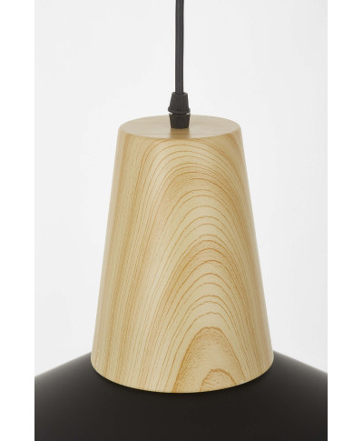 LAMPA WISZĄCA LOFT CZARNA ZOLI W1