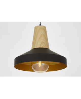 LAMPA WISZĄCA LOFT CZARNA ZOLI W1