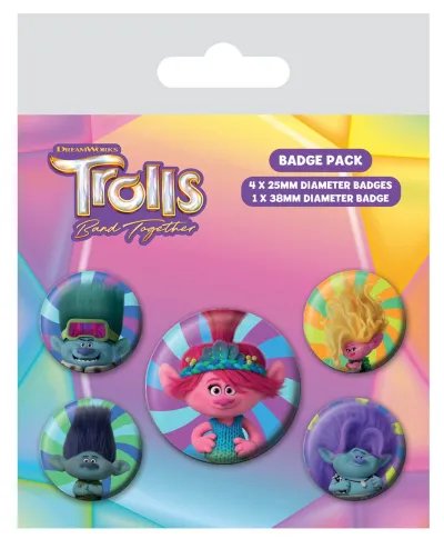 Trolls: Band Together Perfect Harmony - przypinki