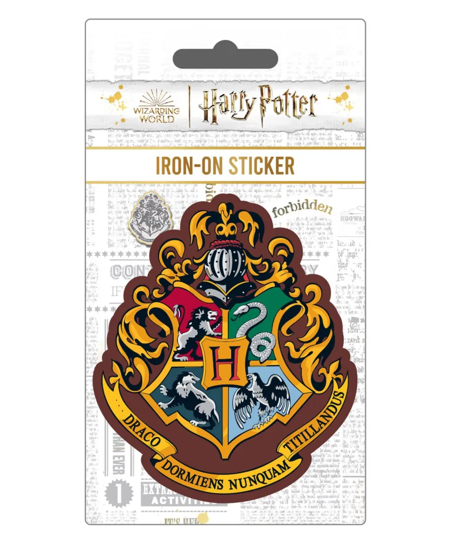 Harry Potter Colourful Crest Hogwarts - naprasowanka