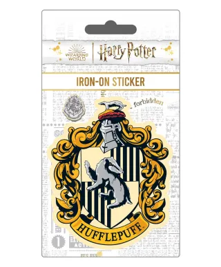 Harry Potter Colourful Crest Hufflepuff - naprasowanka