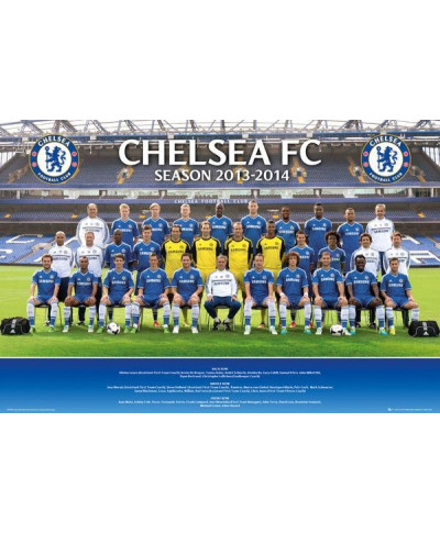 Chelsea 13/14 zdjęcie drużynowe - plakat