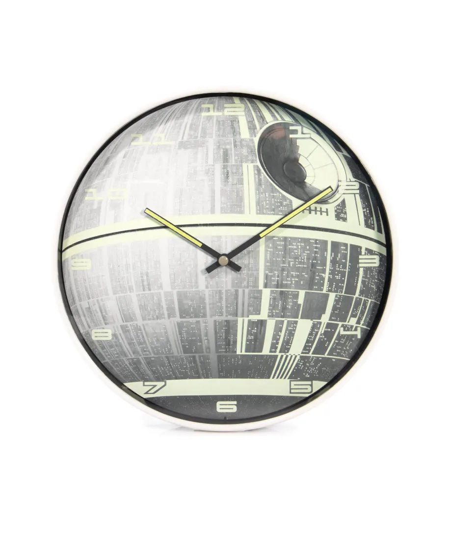Star Wars Death Star Glow - zegar ścienny