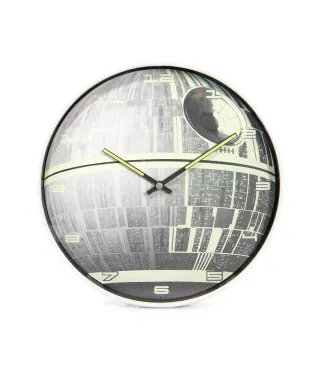 Star Wars Death Star Glow - zegar ścienny